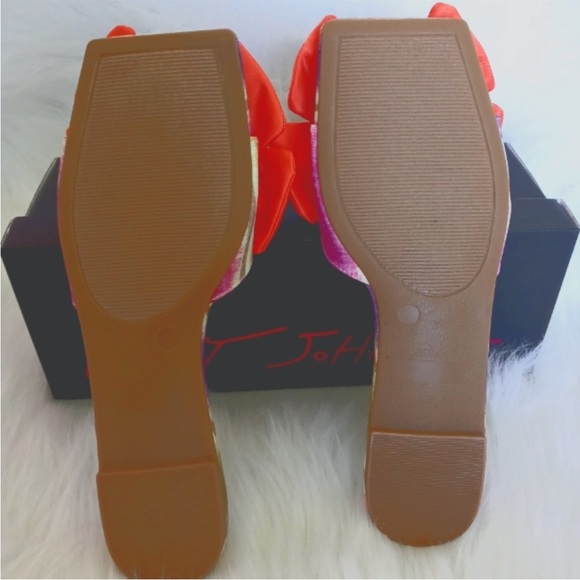 Betsey Johnson Daisyy- R Bow Slide Flat Sandal Women's Size 7.5 M NIB - Picture 3 of 4